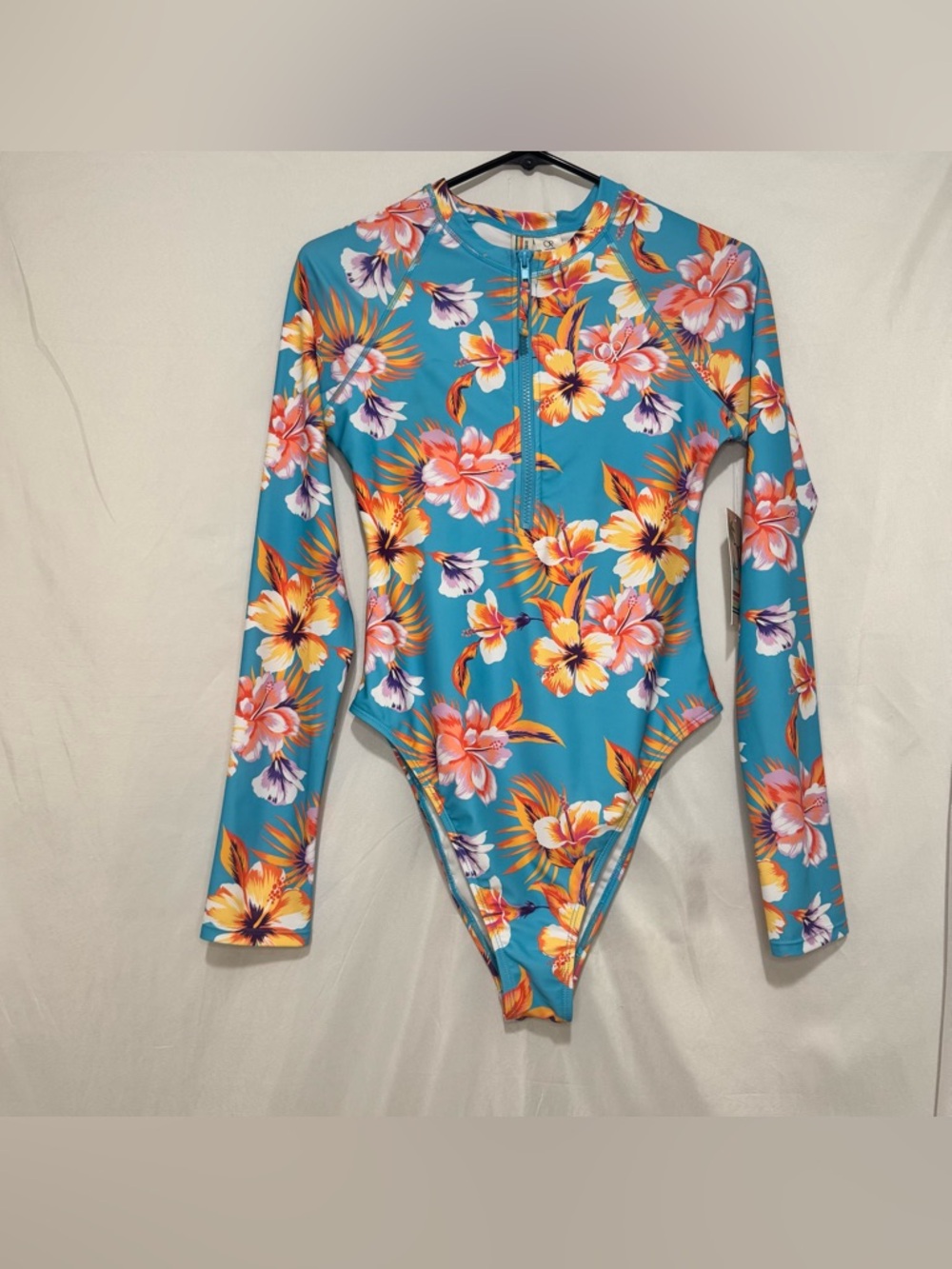 Ocean Pacific Long Sleeve Swimsuit Size L